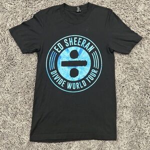 Ed Sheeran Divide World Tour Shirt Size Small Music 2017 Band Music Shirt Tee